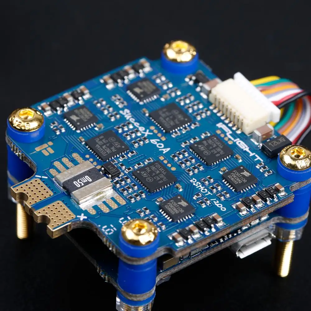 SucceX F7 V2.1 TwinG FC w/Баро с 60A V2 плюс BLHeli_32 4-в-1 ESC для FPV RC быстроходный беспилотный