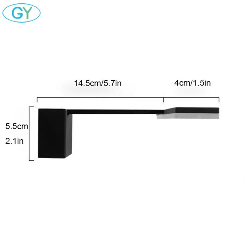 Black White New Slim Design LED Wall Lamps For Cabinet Bathroom Bedside Modern Mirror Front Light Lights AC220V 110V | Лампы и