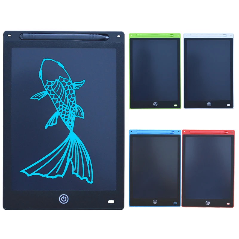 

12 inches intelligent colorful LCD writing tablet digital drawing Message graphic board kids writing board write pad Gift
