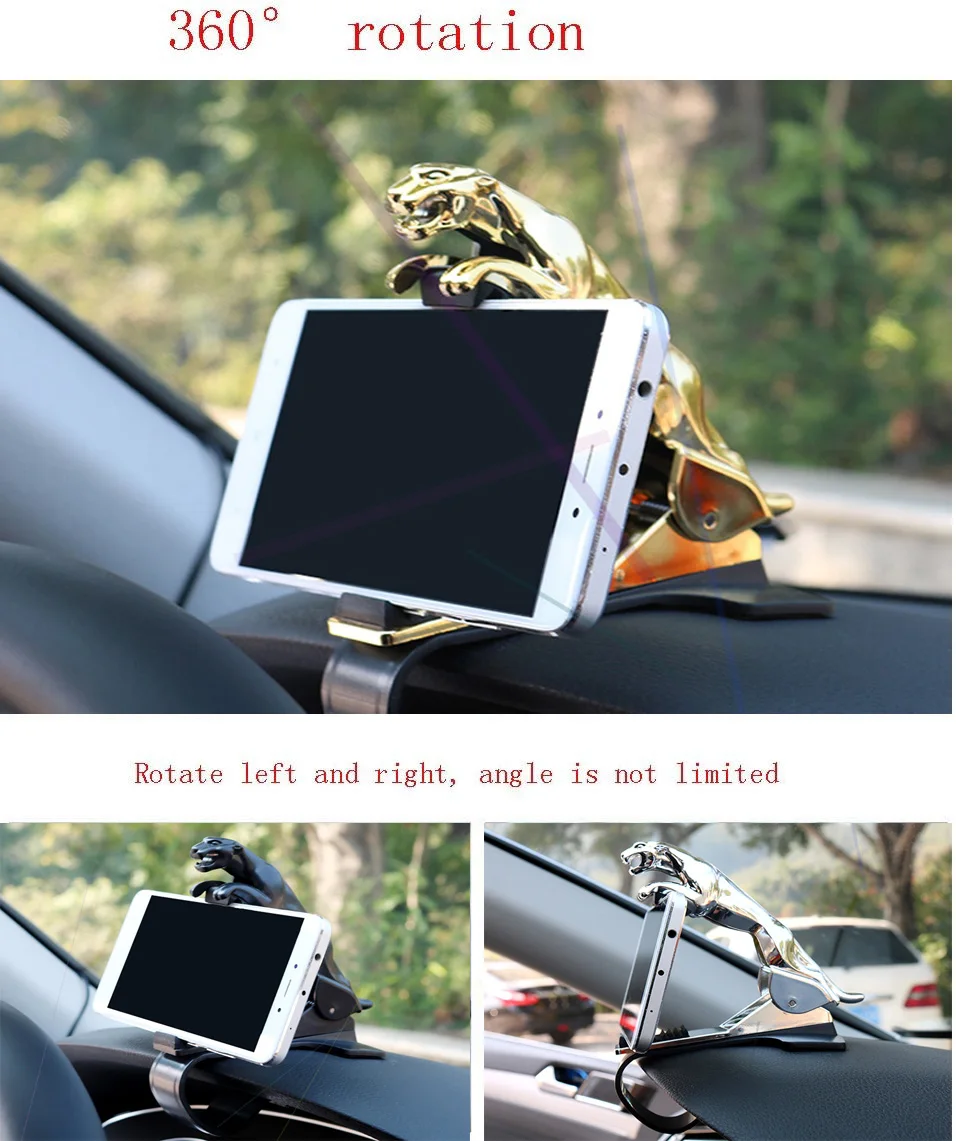 Автомобильный держатель телефона Leopard Cheetah 360 градусов GPS навигация приборной