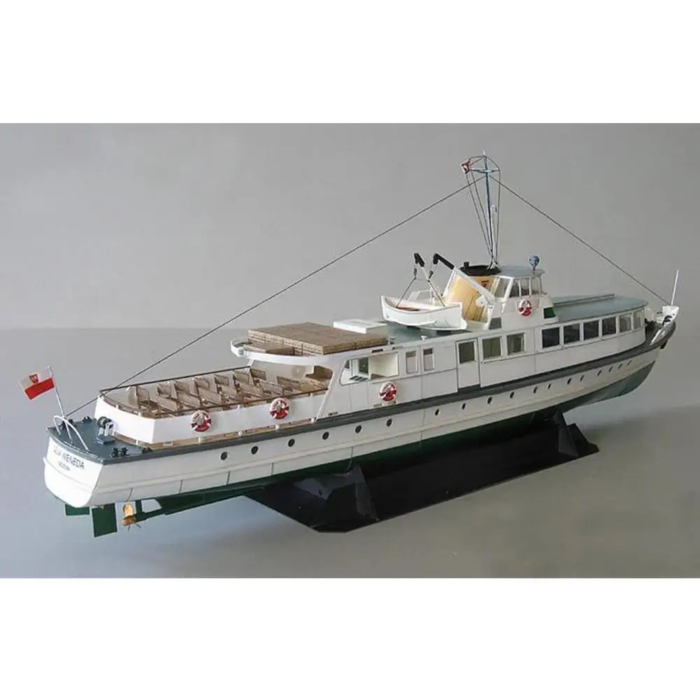 

DIY Papercrafts Ship Paper Model Toy 1:100 Polish Coast Toy Paper Model Educational Toy Kids Handmade Ferry Paper Model L7G3