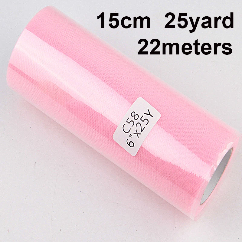 Тюль рулон 5 см 15 25 ярдов ткань катушка пачка для вечеринки подарок обертывание