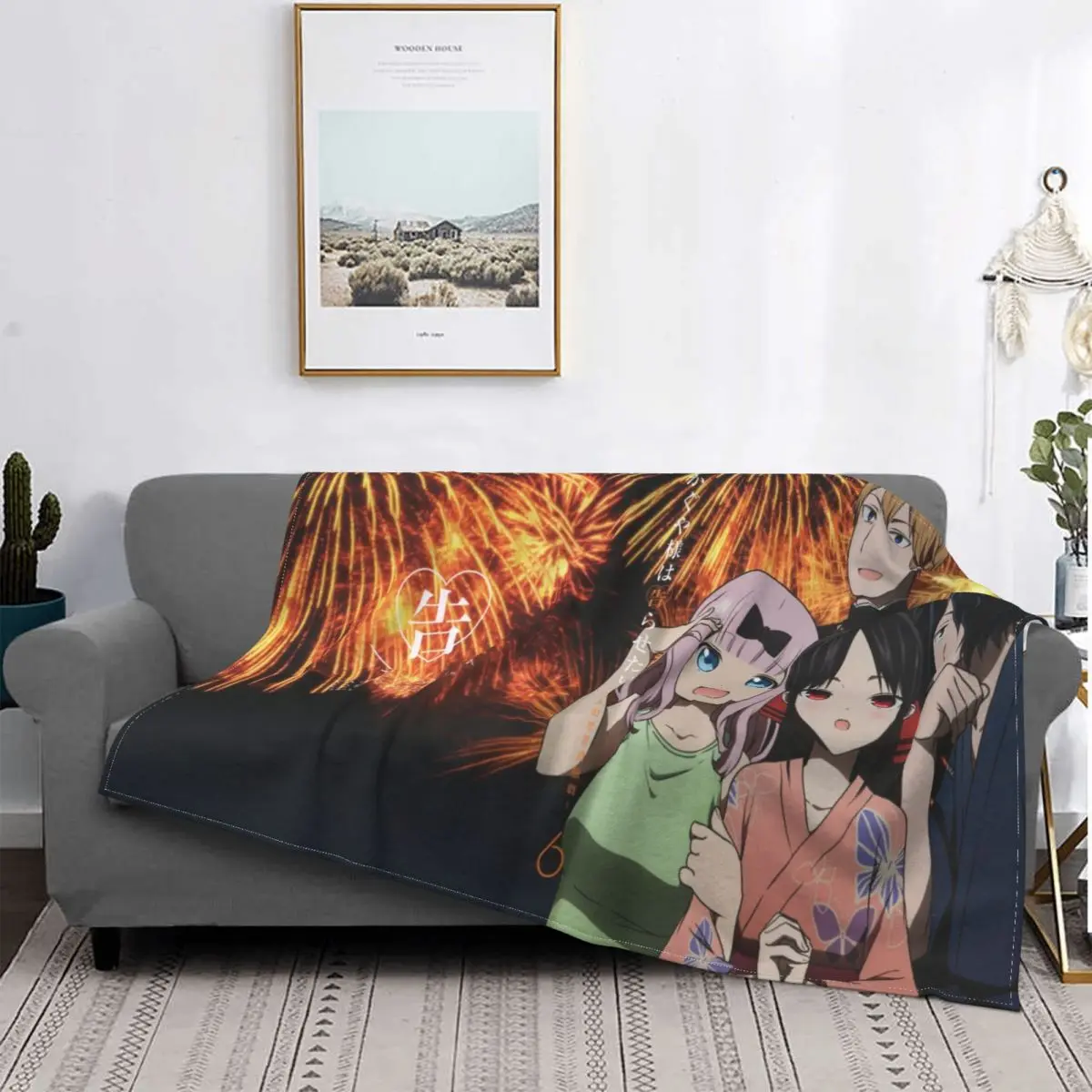 

Kaguya-sama: Love Is War одеяла фланелевые, Текстильный декор манга, многофункциональное супермягкое покрывало для домашнего дивана, ковер