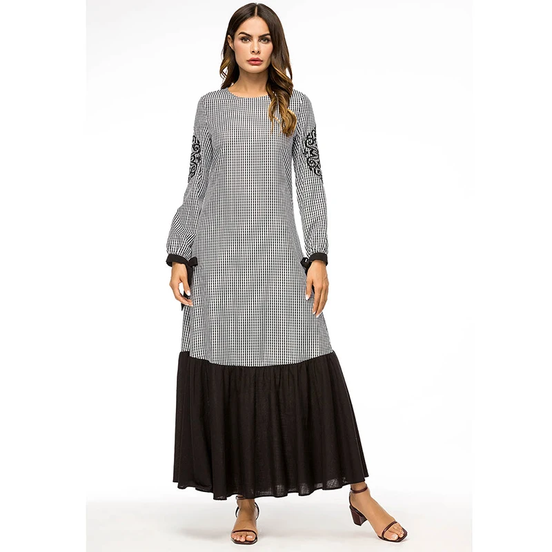 Модное женское мусульманское платье на Ближнем Востоке Дубай Турция