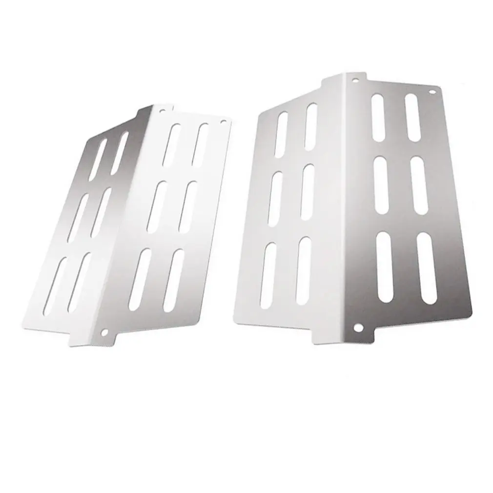 

2 pcs Stainless Steel Gas Grill Hot Parts Heat Deflectors Replacement Grill Parts Long Lasting Stainless Steel