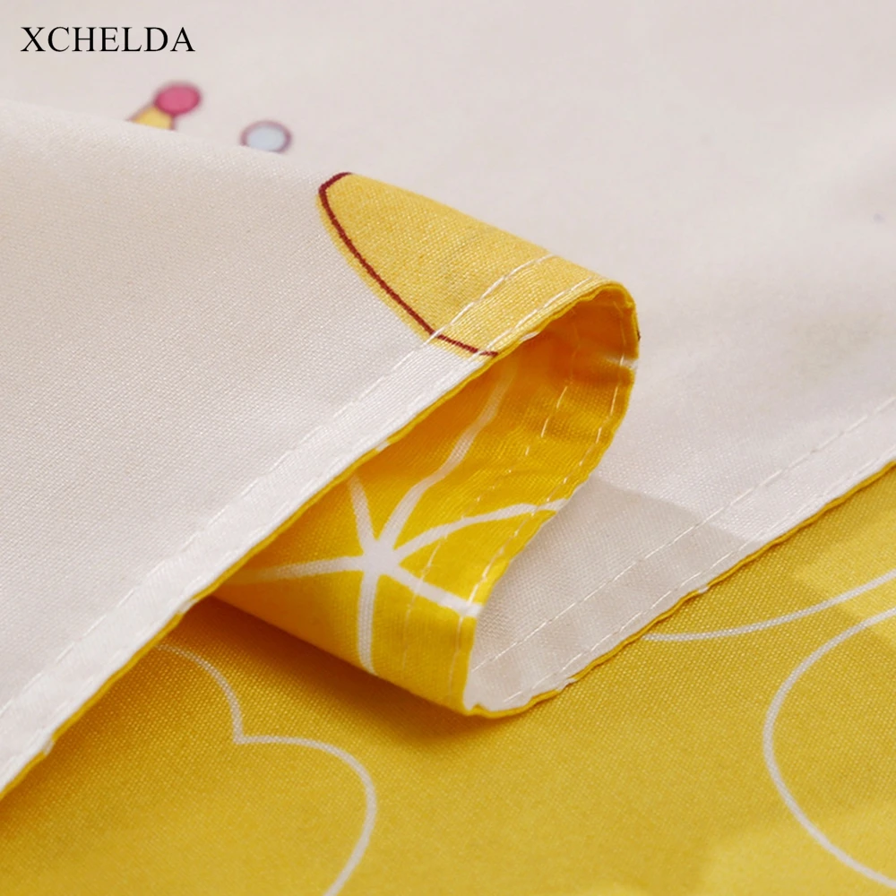 Постельное белье Семья двойной Queen Твин с кавайным рисунком Корона покрывало