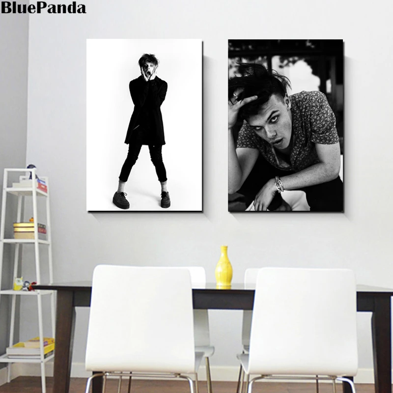 Британский певец Yungbludes абстрактный рисунок на холсте плакатный принт стену