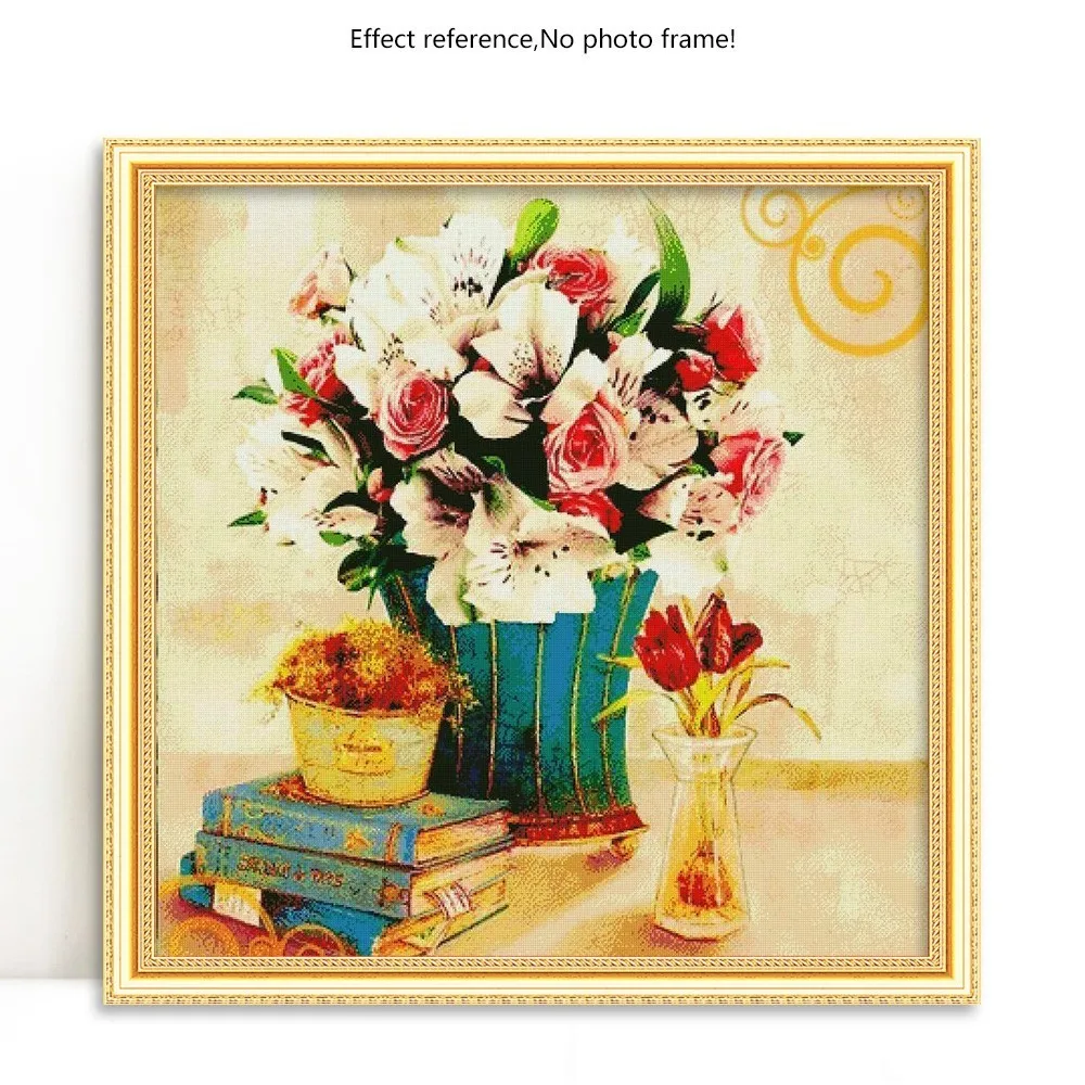 EverShine Алмазная вышивка цветы алмазная картина полностью квадратная Роза Стразы