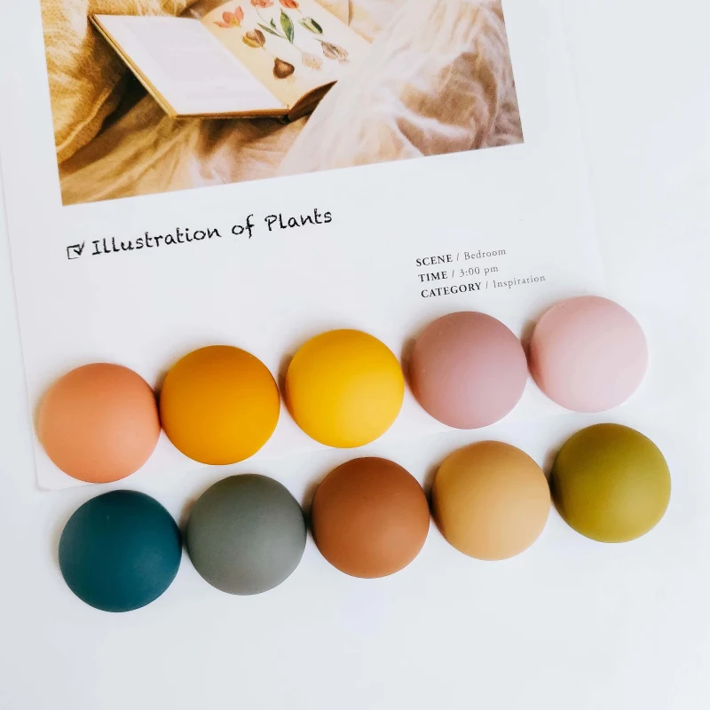 Полимерная пластиковая плоская спина кабошон круглая Камея Подвеска аксессуары