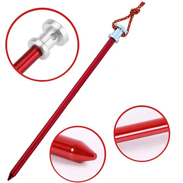 8 шт. колышки для палатки 23 см сверхпрочные уличные гвозди кемпинга пешего