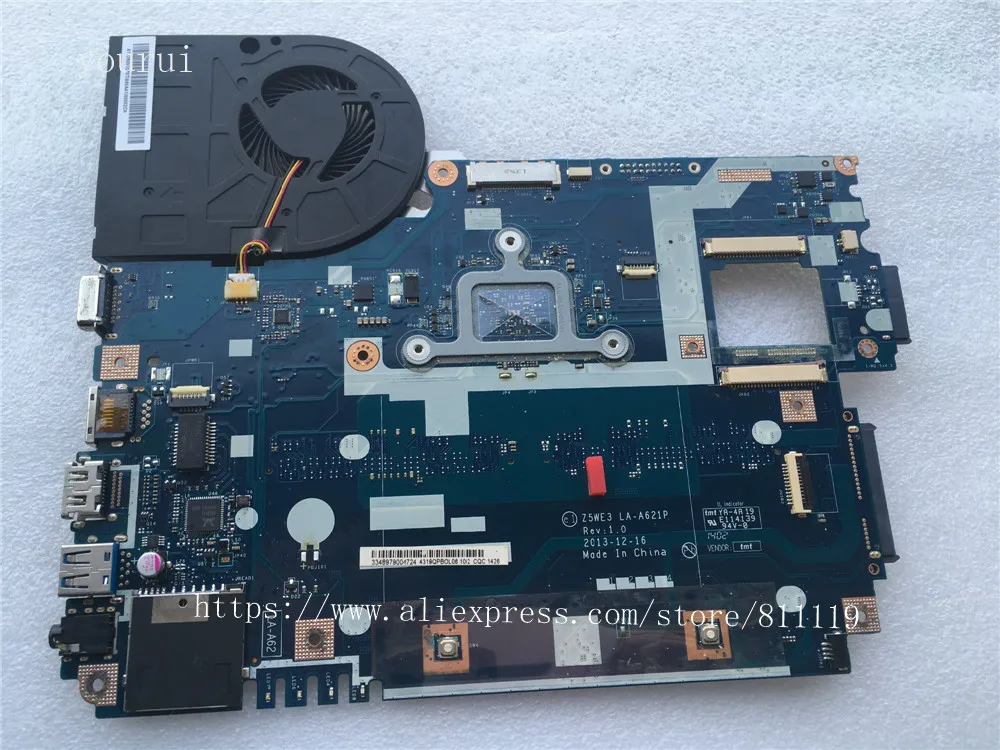 yourui For Acer aspire E1-510 E1-510G Laptopmotherboard NBC3911001 Z5WE3 LA-A621P 100% Fully tested | Компьютеры и офис