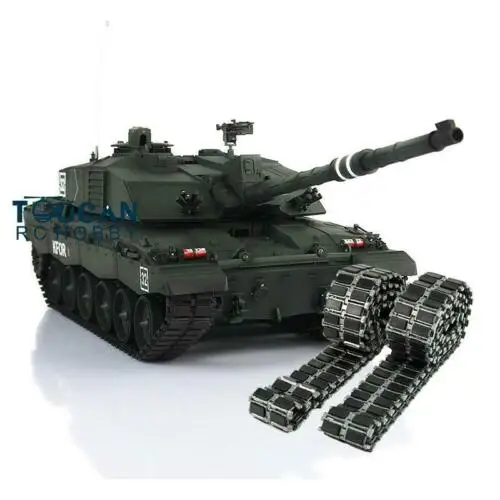 Heng Long Custom 1/16 темно-зеленый TK 6 0 S Challenger II RC Tank 3908 Metal Tracks W/ Rubbers TH12900 | Игрушки и хобби