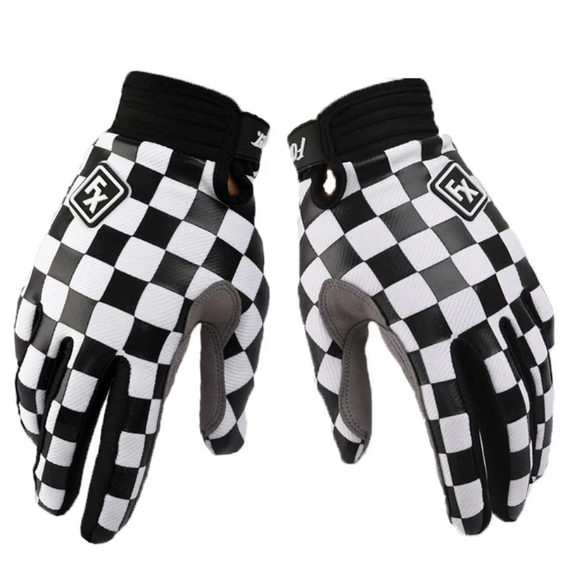 

2021 NEW Men Women FOXPLAST Motocross Gloves Motorcycle Motorbike Racing Riding Bike Gloves Breathable Full Finger MTB Gloves