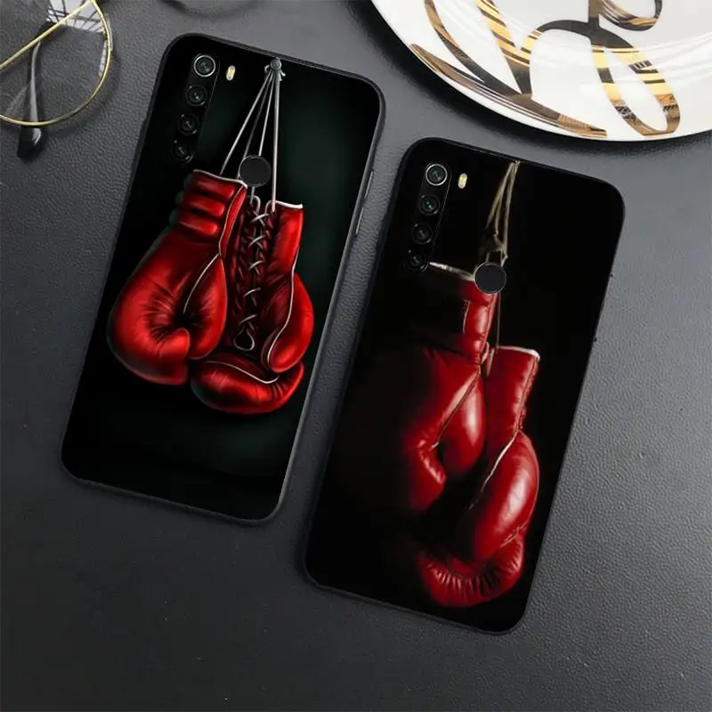 

Strong Boxing Gloves king Phone Case For Xiaomi Redmi note 7 8 9 t max3 s 10 pro lite coque shell cover funda