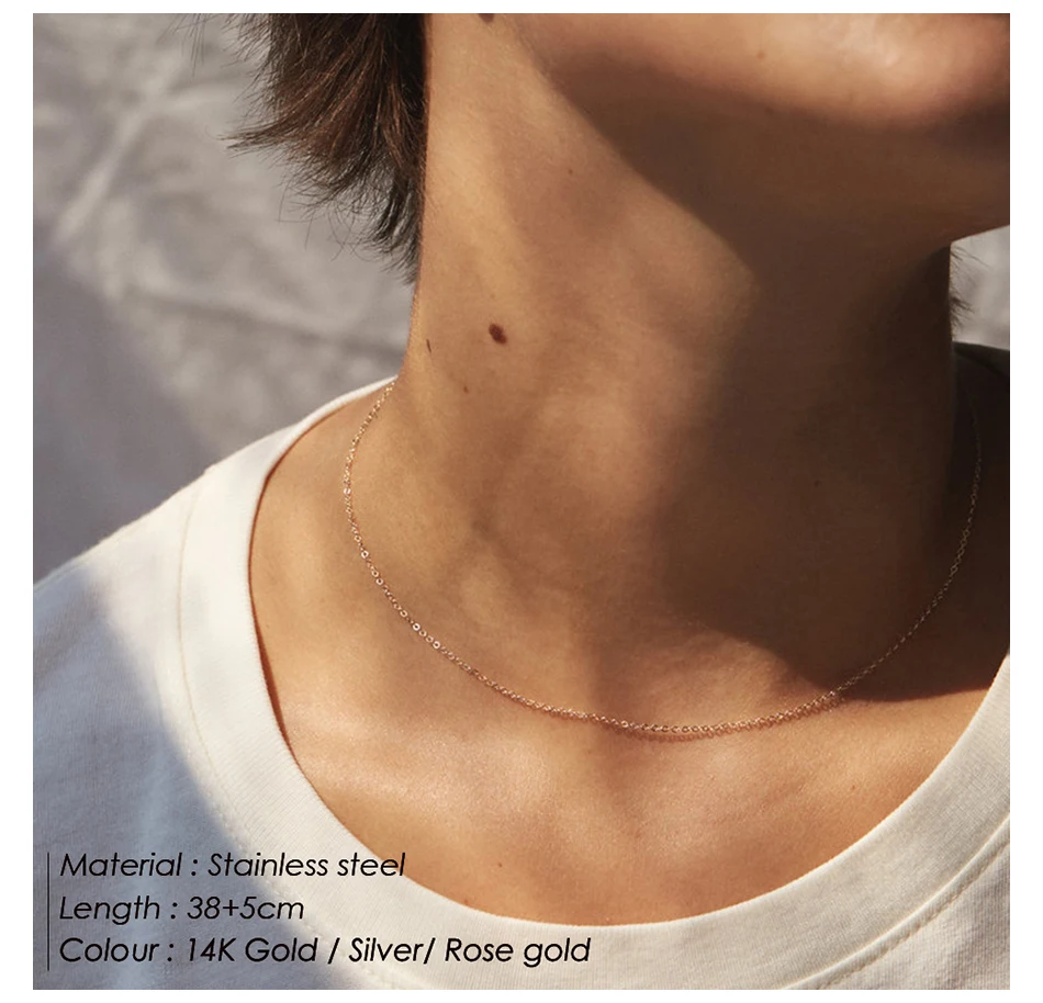 JUJIE мода простой многослойный ожерелье &quotЗвездная Пыль&quot для женщин 2021 Мода из