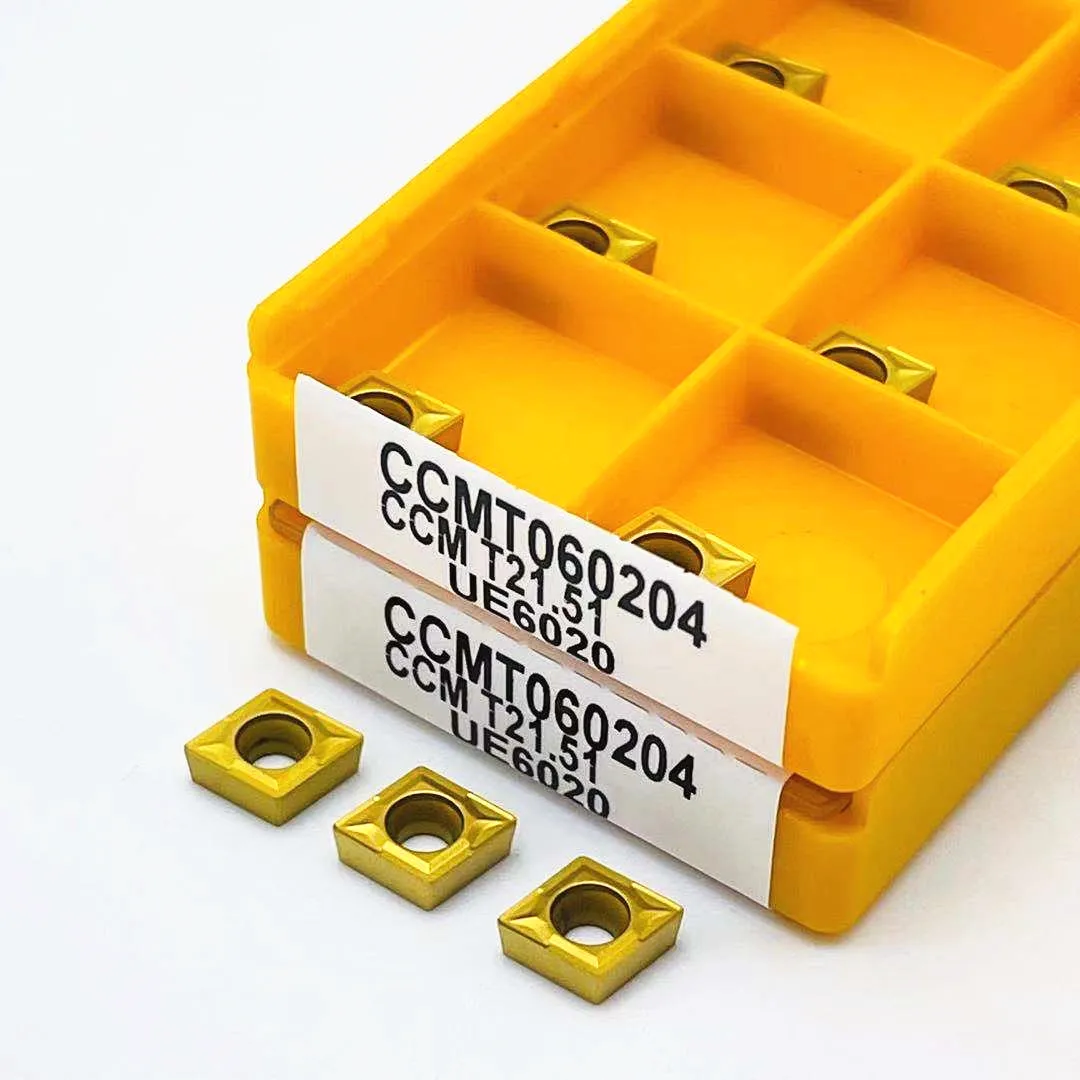 Твердосплавная вставка CCMT060204 VP15TF UE6020 US735 внутренний фреза токарный инструмент с
