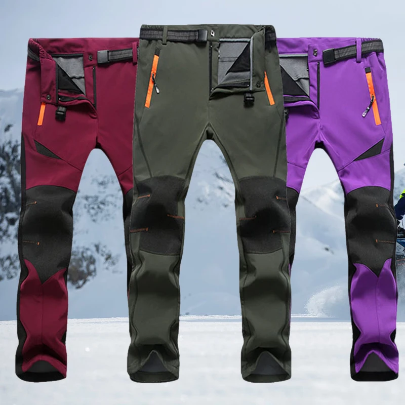 

New Ski Snow Pants Quick Drying Windproof Trousers Breathable for Winter Outdoor XD88