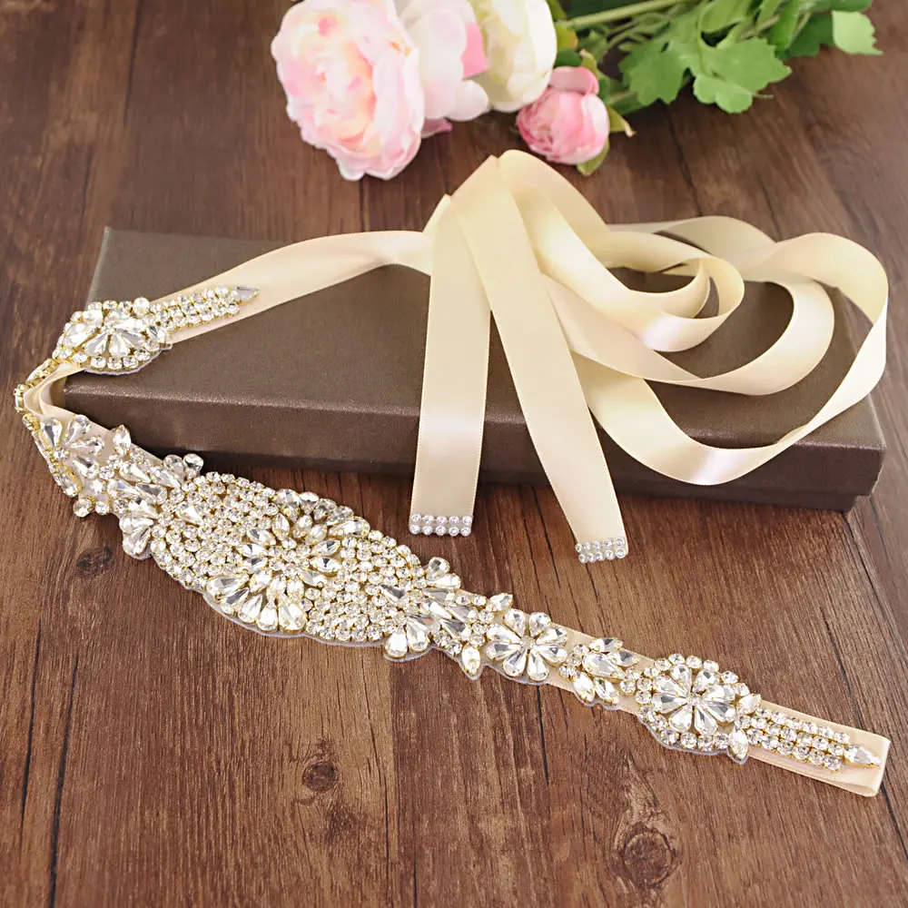 S123-G невесты свадьба створки Свадебные ремни к требованиям заказчика Сверкающие