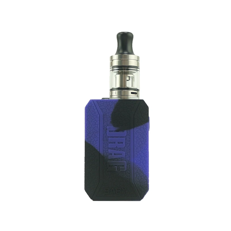 2 шт. силиконовый чехол для VOOPOO drag baby kit защитный с текстурой кожи и резиновыми