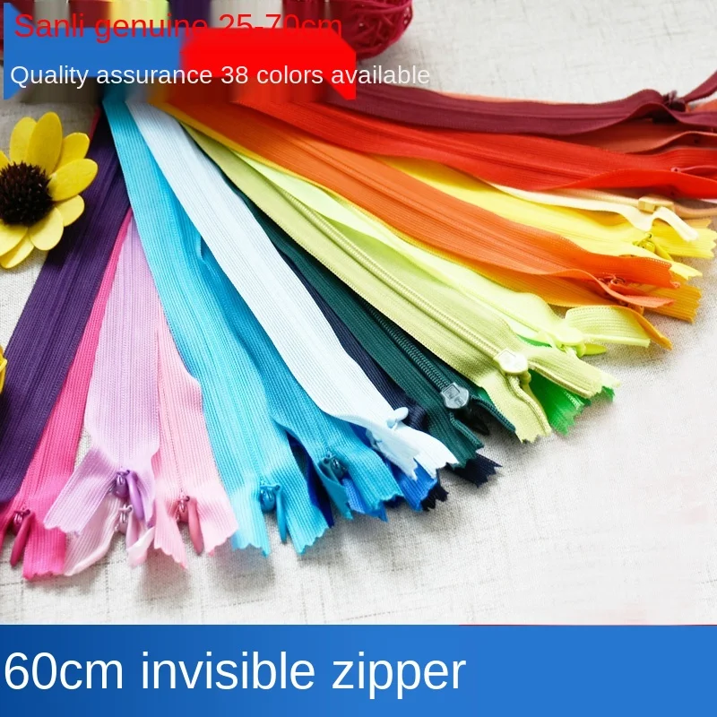 Невидимые молнии для рукоделия 50 шт. 3 # 60 см нейлоновые застежки шитья Аксессуары