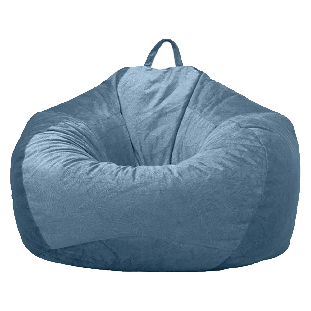 

Bean Bag Chair Cover Furniture Parts Bedroom Adult Kids Office Washable Without Filling Living Room Soft Dustproof Home Large