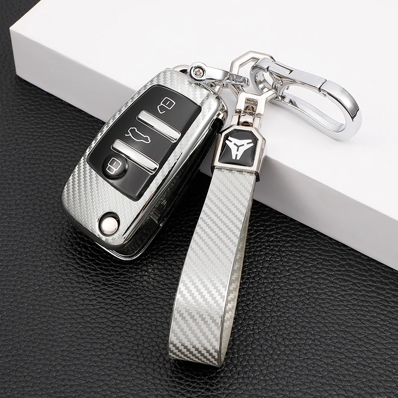 

Car Flip Key Cover Case Bag for Audi A3 8P A4 B7 B8 B5 B9 B6 A1 A5 Q7 Q5 A6 4F C6 C5 C7 C4 TT Q3 S3 A7 A8 C4 8N 8V 8L RS3