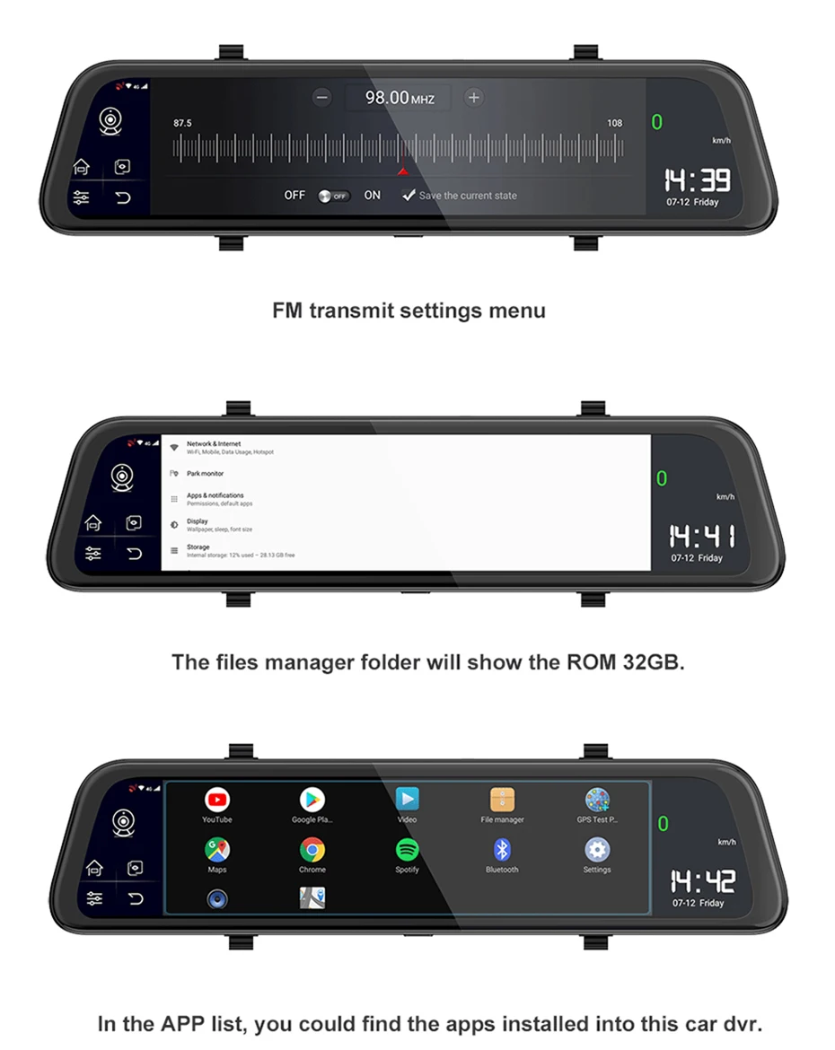WHEXUNE 1" 4G ADAS зеркало заднего вида Android 8,1 FHD 1080P Двойной Объектив wifi видеорегистратор камера 2G ram 3 2G rom gps навигация автомобильный видеорегистратор