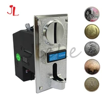 multi coin acceptor electronic roll down coin acceptor selector mechanism vending machine arcade game ticket