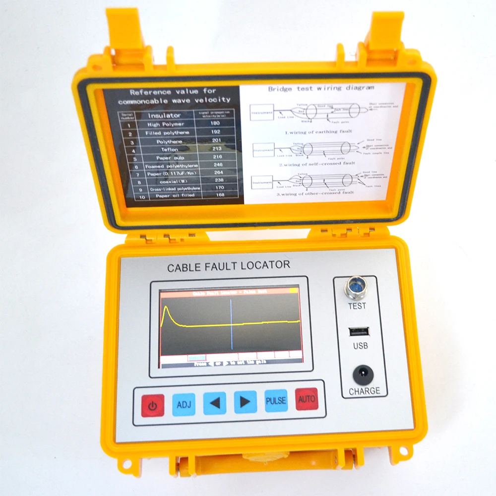 GY800 Интеллектуальный локатор ошибок кабеля портативный полевой инструмент