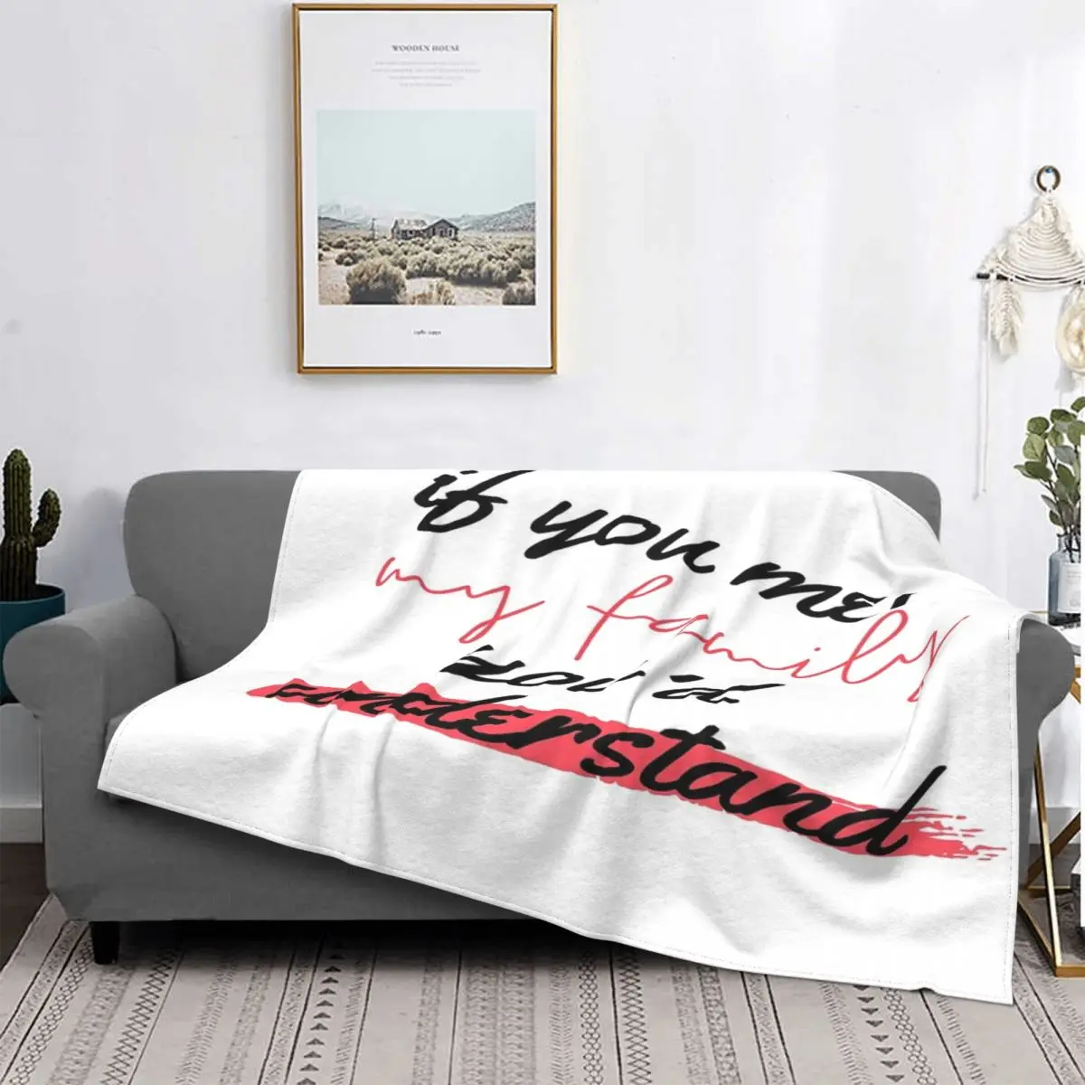 

Если вы встретили мою семью, то You'D 2-Manta para cama, edredones a cuadros, manta Heat de felpa de Anime, Colcha y Colcha