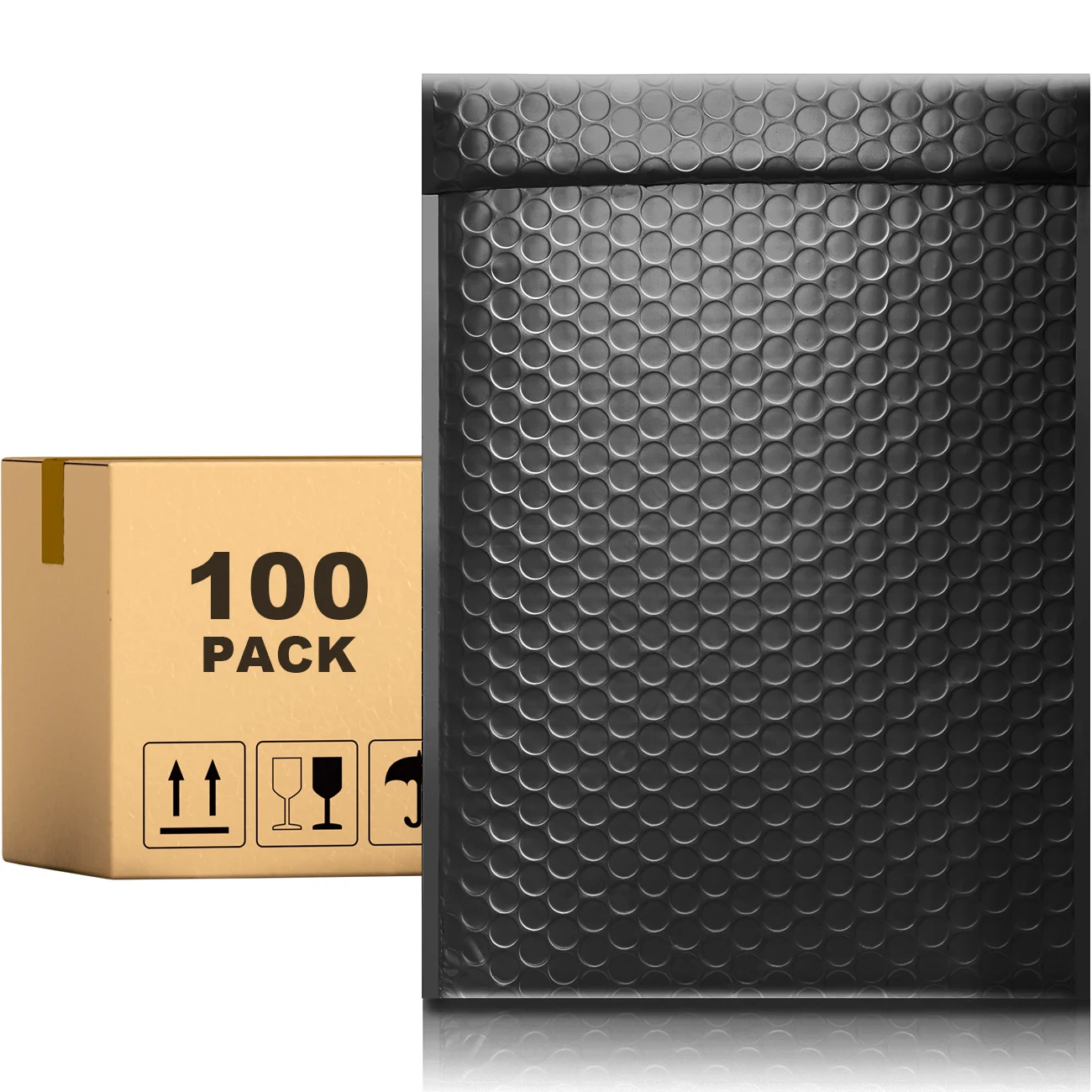 

Черный Конверт PACKAPRO с самозапечатывающейся пузырчатой пленкой, 10x13 дюймов, 100 шт., для упаковки, отправки посылки