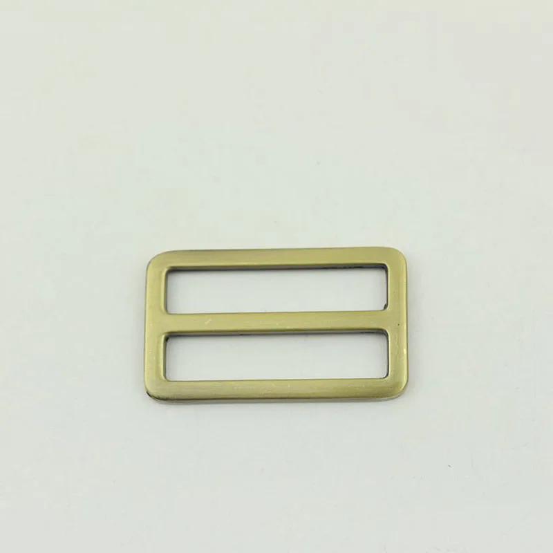 20Pcs Diecast 38mm Tri-Glide Slider 1 1/2 inch Adjust Metal Buckles for Backpack Web Strap DIY Bag Belt Leather Craft Accessory