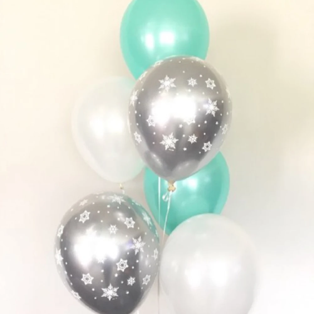 10 шт. дюймов 2 3g мятно зеленого цвета с двойным Слои Снежинка шары Свадебный