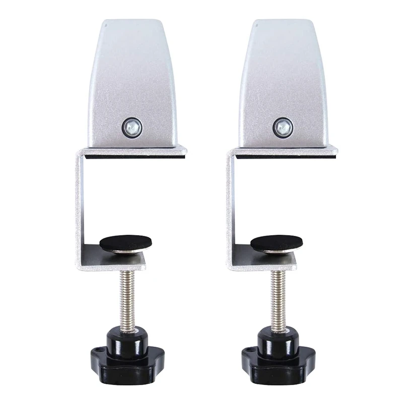 

2 Pcs Office Desk Divider Clamp Privacy Screen Clip Holder Bracket Screen Baffle Clamp Partition For Table Clamp