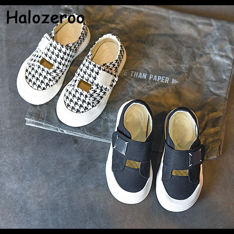 

Детские повседневные кроссовки, брендовая холщовая обувь для маленьких мальчиков, Детские сетчатые спортивные кроссовки, мягкие массивные...