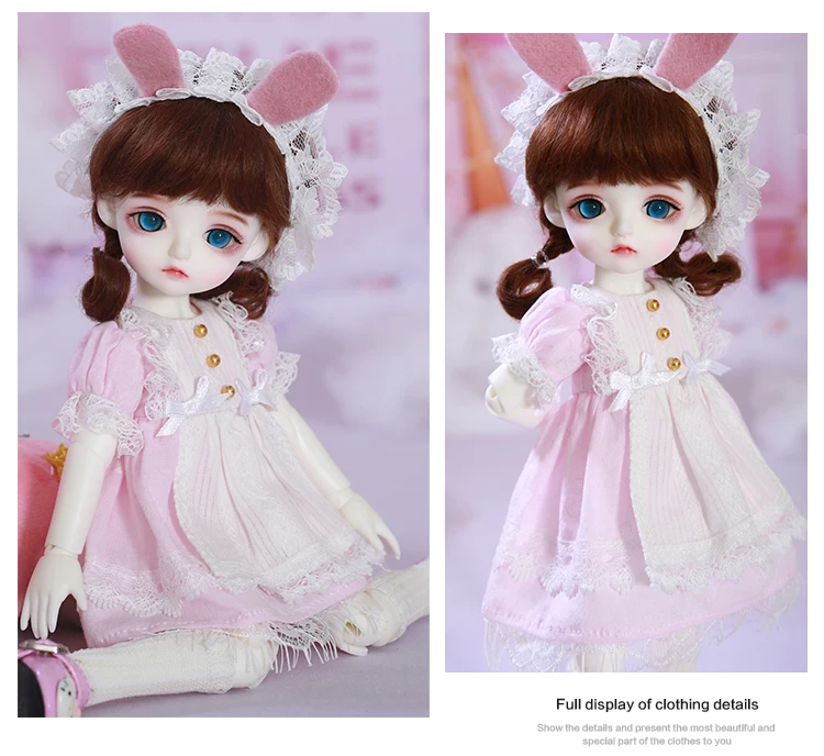 BJD SD Кукла Одежда 1/6 розовый стиль для Linachouchou тела YF6-452 куклы аксессуары luodoll