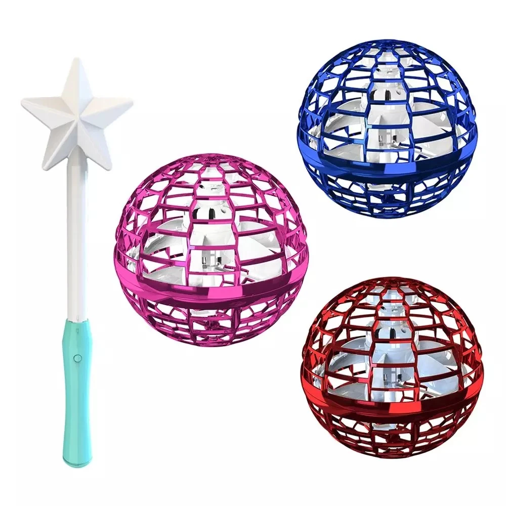 

Flynova Pro Dynamic Boomerang Spinner Magic Fly Ball Smart Home Play Games Remote Control Sense Drone Flying Light Toys as Gift