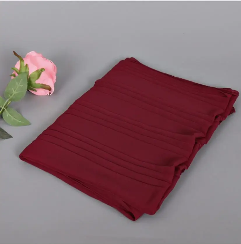 Плиссированное Платье-тюрбан шапка товары для мусульман шифон Marokkaanse Jurken Khimar