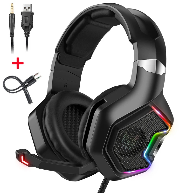K10 PRO гарнитура casque Проводные ПК геймерские Стерео Игровые наушники с микрофоном