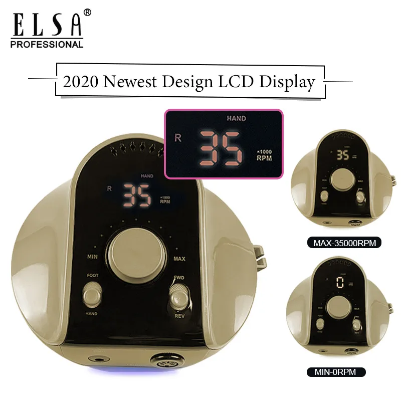 Маникюрная машинка с фрезами 45 Вт 35000 об./мин.|Электрические маникюрные дрели| |