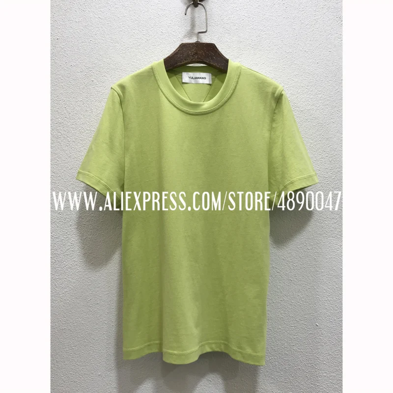 

4 colors basic high-quality cotton all-match round neck short-sleeved T-shirt ladies casual slim pure color T-shirt