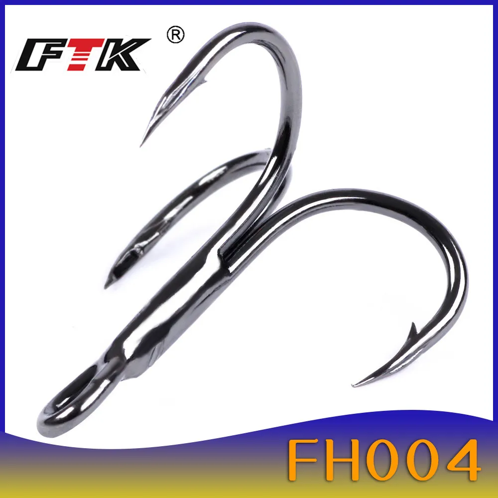 FTK Fishing Hook Baitholder Wobblers Gig Fly Tying Treble Hook Bass Lure Holder Set Saltwater Needle Minnow 15pcs/20pcs