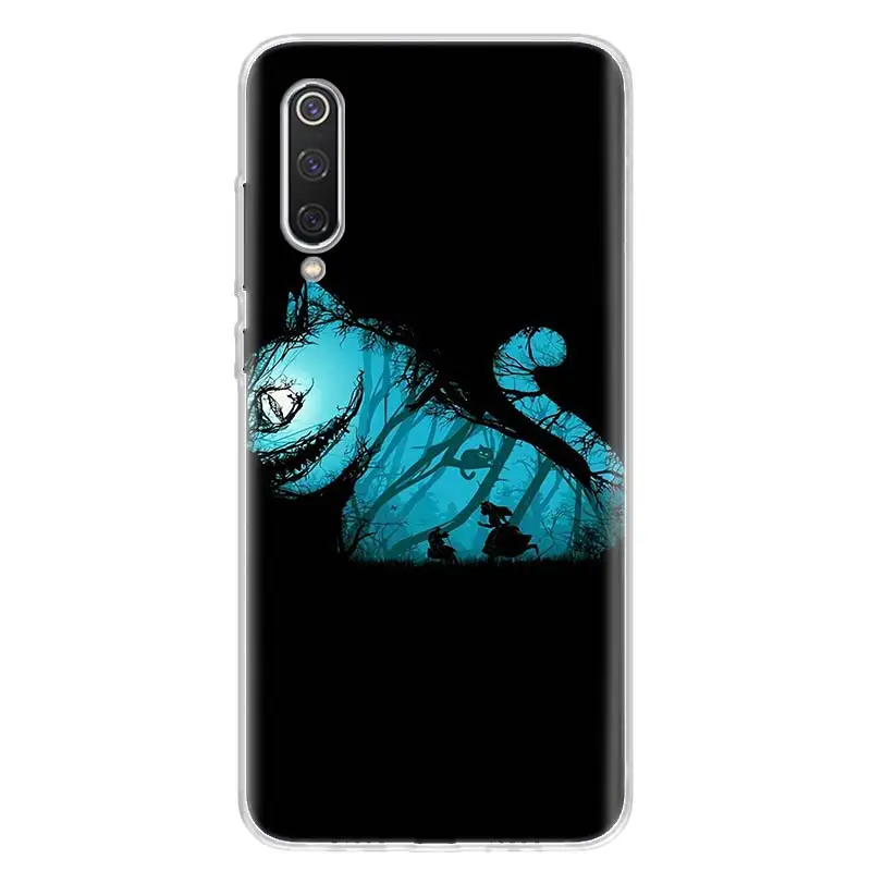 

Alice in Wonderland Cheshire Cat Phone Case For Xiaomi Redmi Note Mi 8 9 9T 10 10T CC9 A1 A2 A3 Lite Pro 6X 5X F1 F2 CC9E Coque