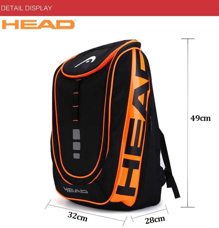 Hfa11ae2b138a4d4590b30c99b0666babr HEAD Tennis Backpack Outdoor Sport Bag Tennis Racket Bag Raqueta Tenis Backpack Original Tennis Backpack With Shoe Compartment