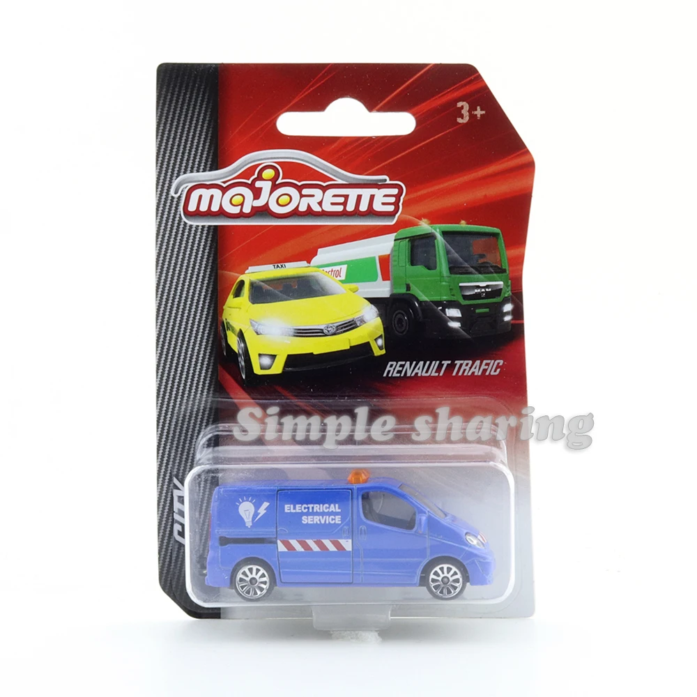 

Majorette 1/64 CITY Series RENAULT TRAFIC Car Hot Pop Kids Toys Motor Vehicle Diecast Metal Model