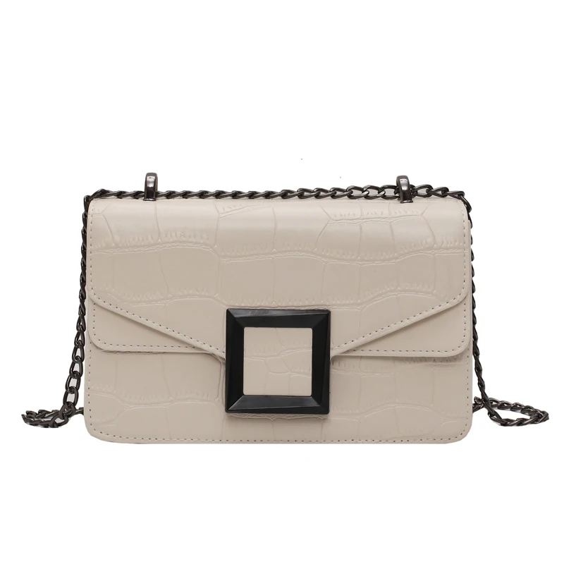 

Small PU Leather Crossbody Bags For Women 2020 trend Hand Bags Chain Shoulder Handbags Female Travel Lady Branded Designer Bag