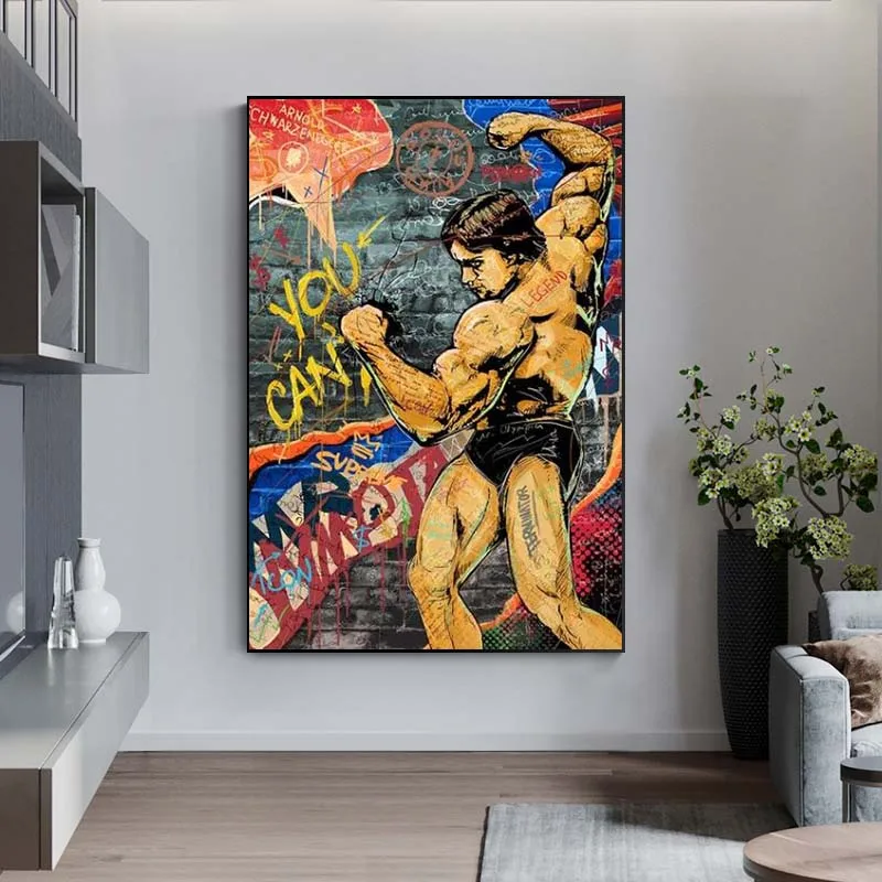 

BoxingMuscle HunK Man Canvas Paintings on The Wall Art Posters and Prints Art Wall Decorative Canvas Picture for Living Room