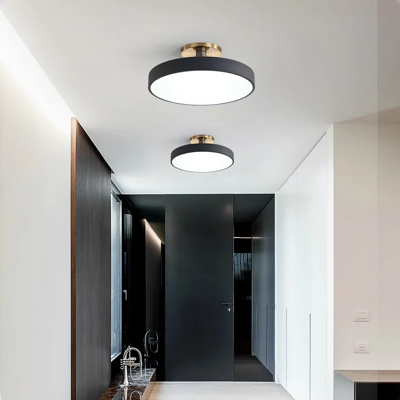 

Modern nordic style LED ceiling lamp Macaron fashion all-match furniture lighting ceiling lamp bedroom living room study