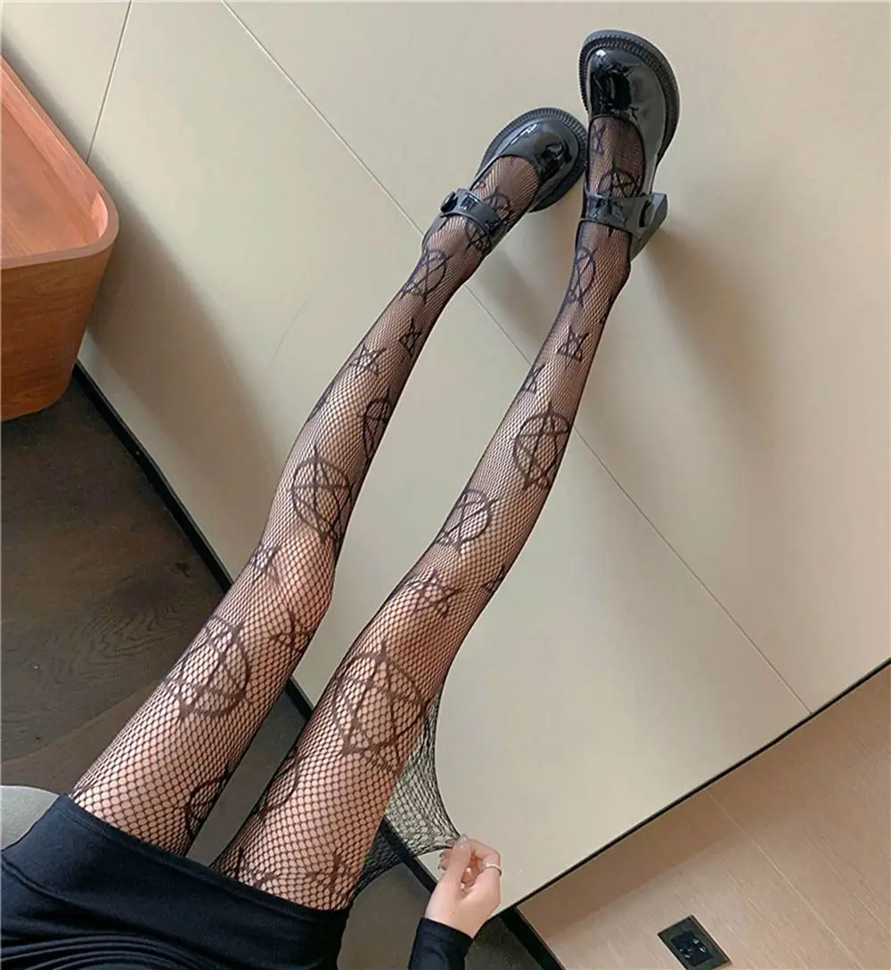 Gothic Punk Style Hosiery Hollow Out Pantyhose Net stockings Tights Fishnet stockings