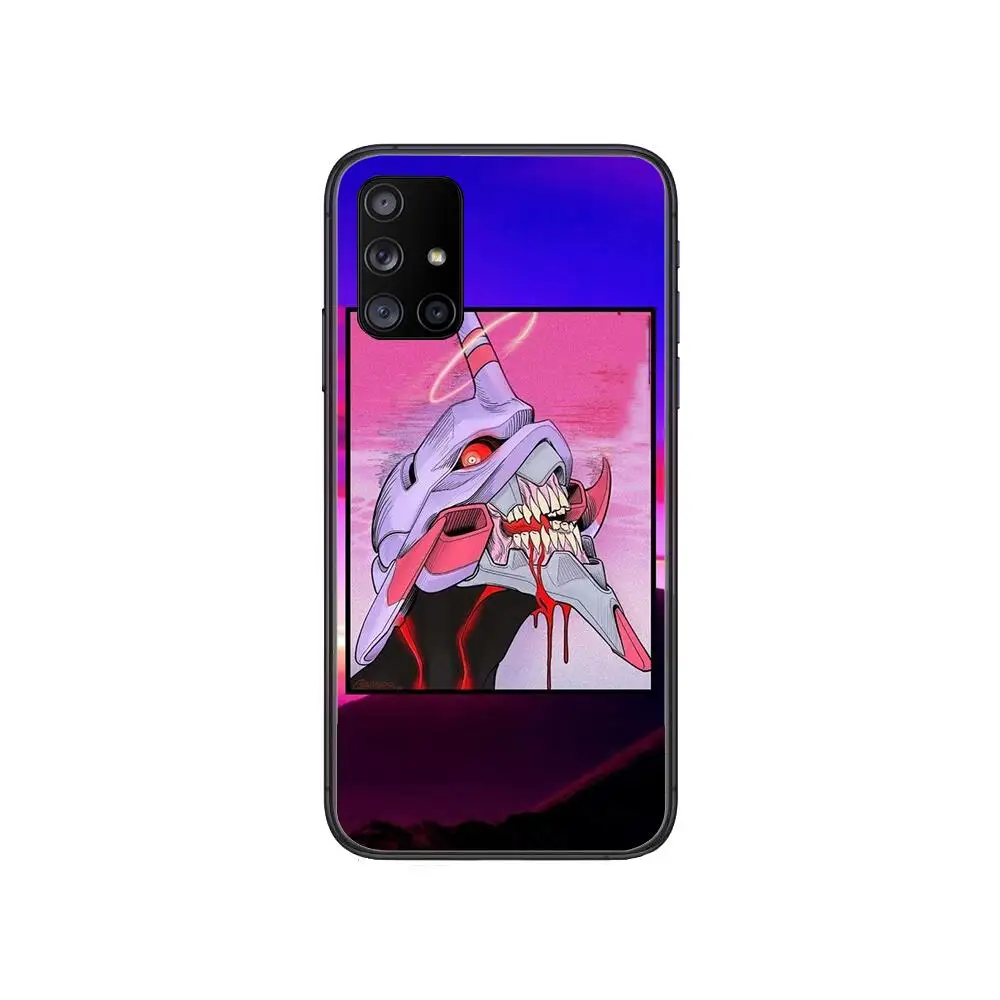 

Anime Genesis Evangelion Phone Case Hull For Samsung Galaxy A 50 51 20 71 70 40 30 10 80 E 5G S Black Shell Art Cell Cove
